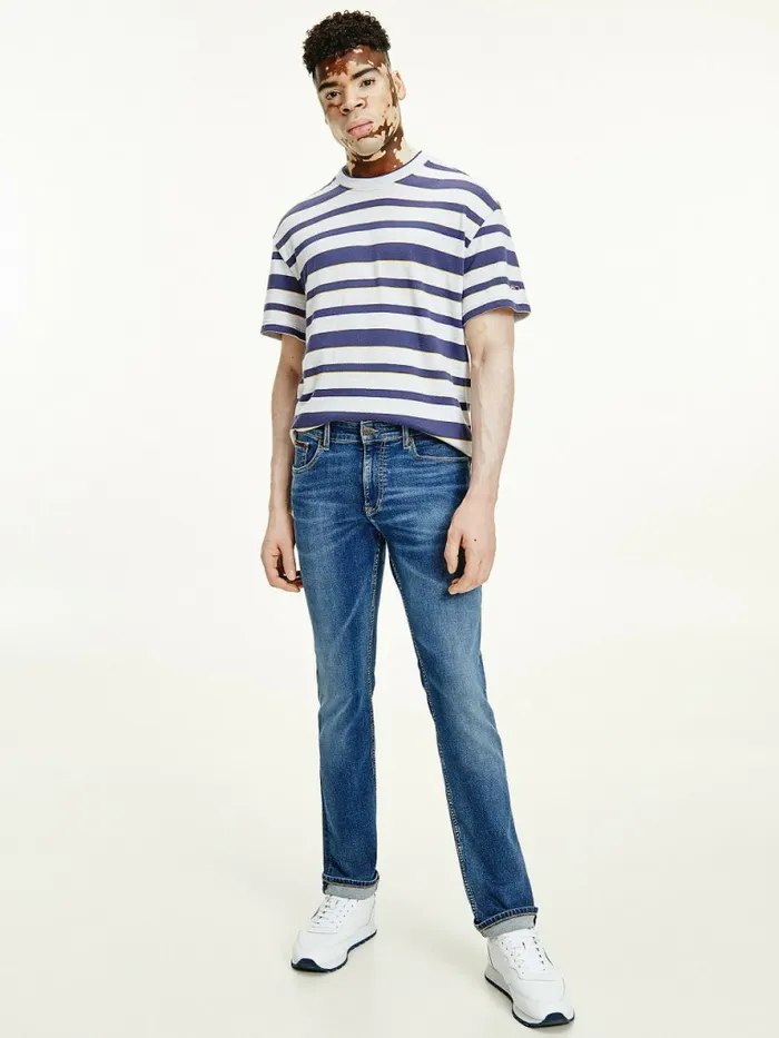 Tommy Hilfiger Scanton Slim Faded Jeans Denim Medium Mens Jeans Sale