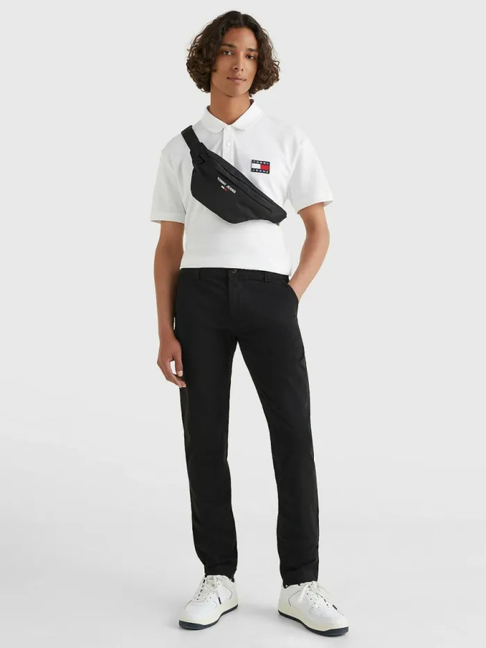 Tommy Hilfiger Scanton Slim Fit Chinos Black Mens Trousers