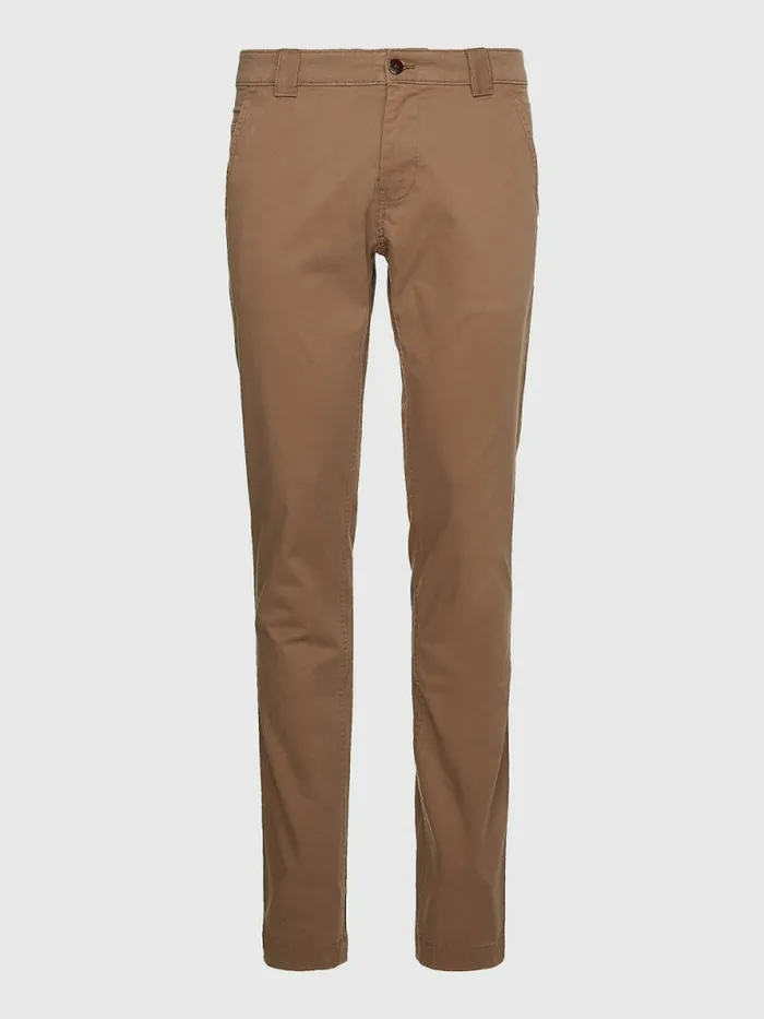 Tommy Hilfiger Scanton Slim Fit Chinos Cool Earth Mens Trousers
