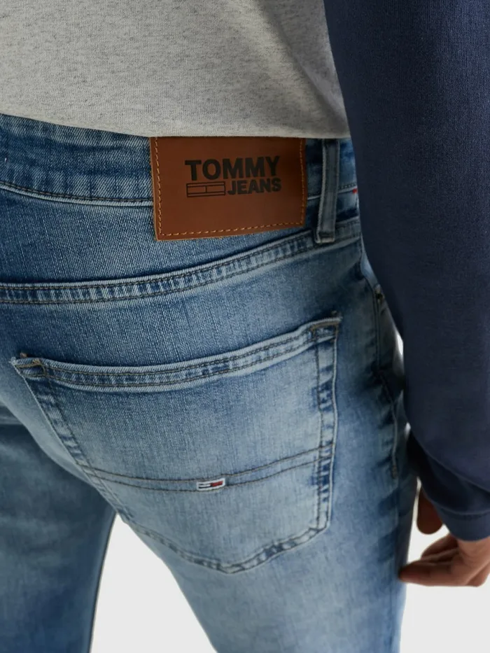 Tommy Hilfiger Scanton Slim Fit Light Faded Jeans Wilson Light Blue Stretch Mens Jeans Gift 4 You