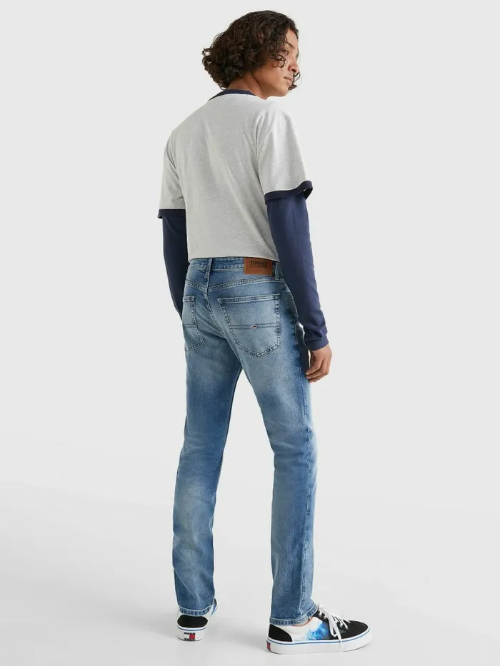 Tommy Hilfiger Scanton Slim Fit Light Faded Jeans Wilson Light Blue Stretch Mens Jeans Gift 4 You