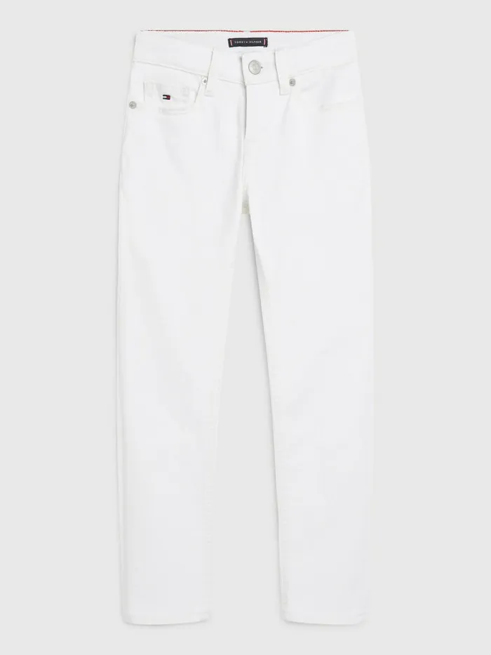 Tommy Hilfiger Scanton Slim White Jeans White Boys Jeans On Sale
