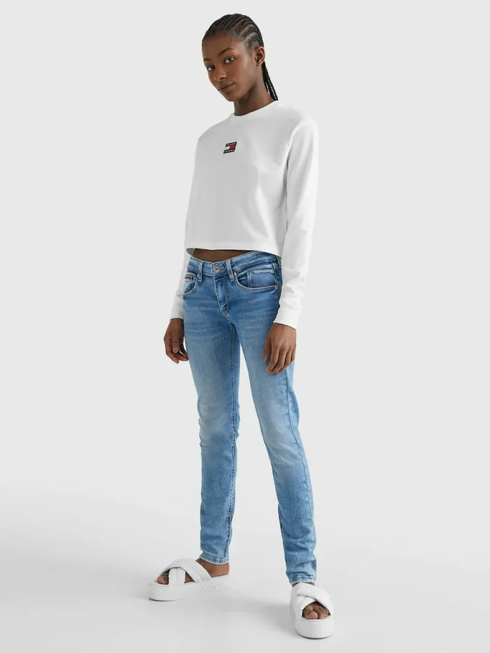 Tommy Hilfiger Scarlett Low Rise Skinny Jeans Denim Medium Womens Jeans Casaul