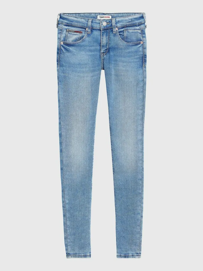 Tommy Hilfiger Scarlett Low Rise Skinny Jeans Denim Medium Womens Jeans Casaul