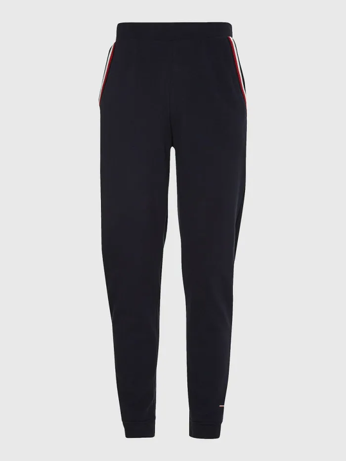 Tommy Hilfiger Seacell Signature Tape Joggers Desert Sky Mens Loungewear and Nightwear Tommy Hilfiger Seacell Signature Tape Joggers Desert Sky Mens Loungewear and Nightwear