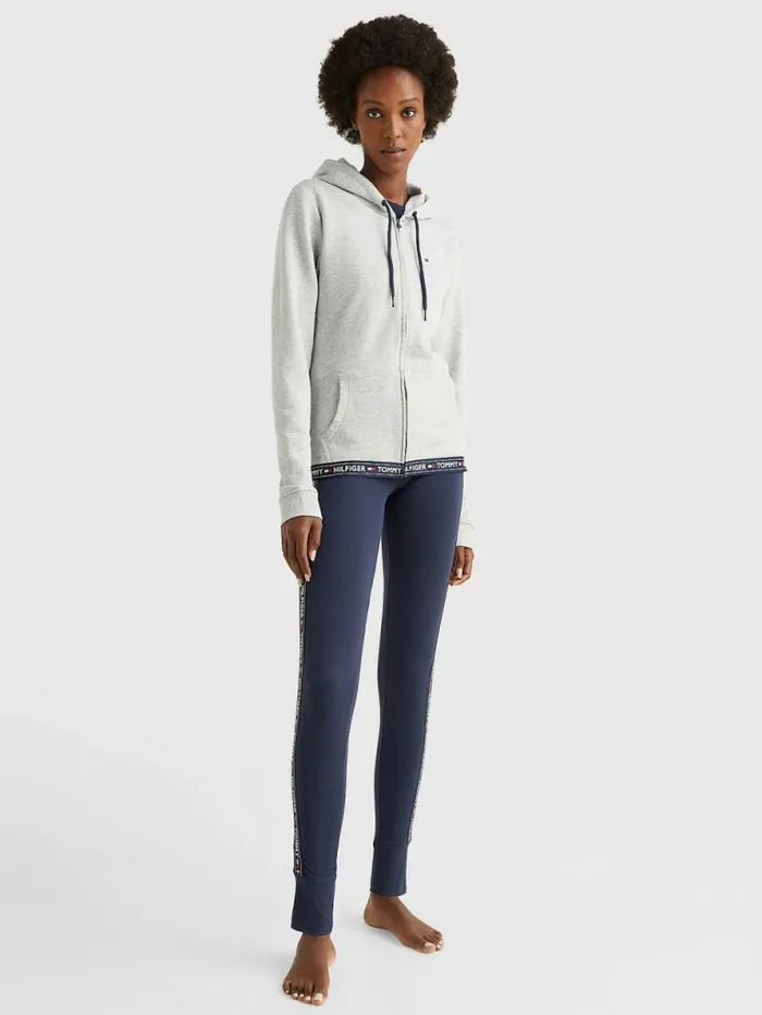 Tommy Hilfiger Side Logo Leggings Navy Blazer Womens Lounge and Nightwear
