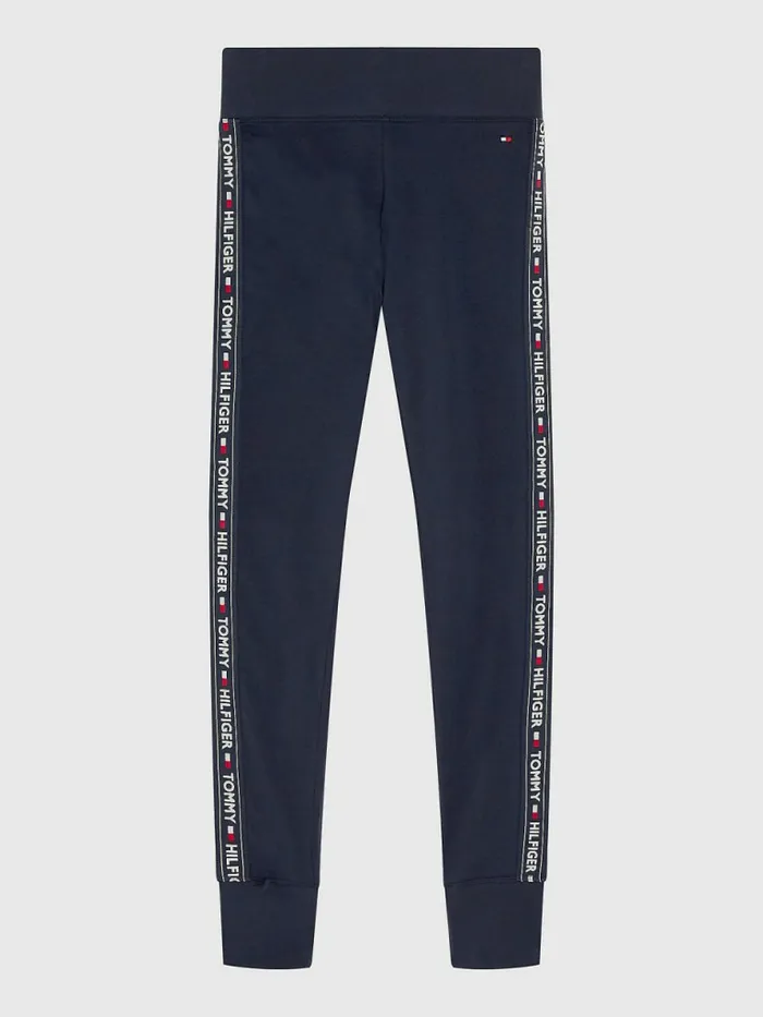 Tommy Hilfiger Side Logo Leggings Navy Blazer Womens Lounge and Nightwear