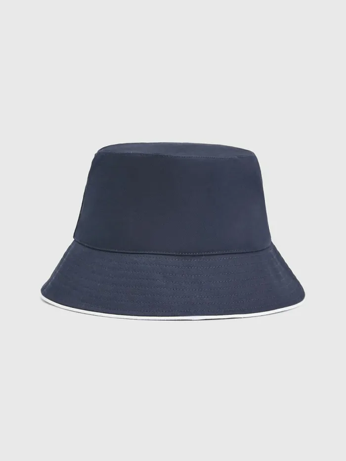 Tommy Hilfiger Signature Bucket Hat Desert Sky Womens Hats and Scarves Gift 4 You
