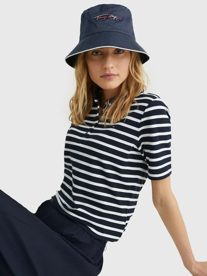 Tommy Hilfiger Signature Bucket Hat Desert Sky Womens Hats and Scarves Gift 4 You