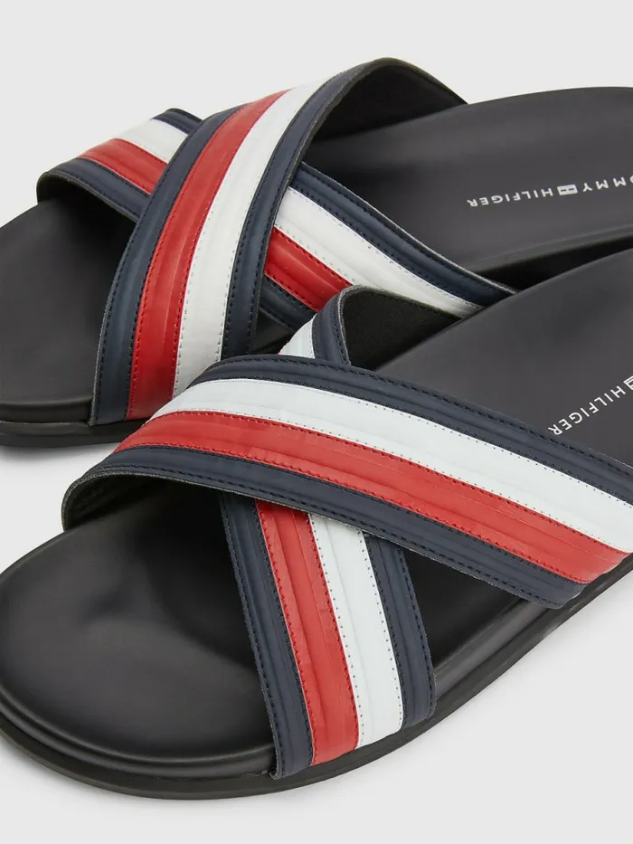 Tommy Hilfiger Signature Crossover Strap Sandals Rwb Mens Boots Gift 4 You