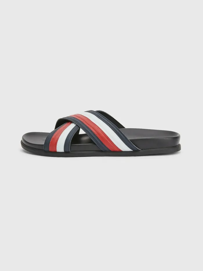 Tommy Hilfiger Signature Crossover Strap Sandals Rwb Mens Boots Gift 4 You