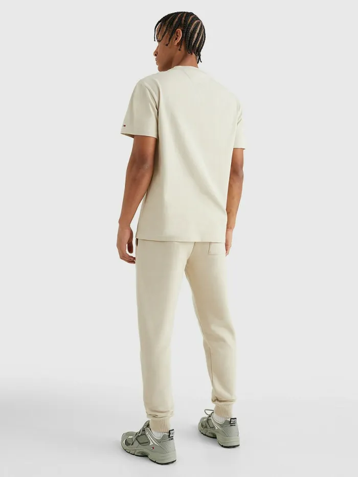 Tommy Hilfiger Signature Embroidery TShirt Savannah Sand Mens TShirts For Sale