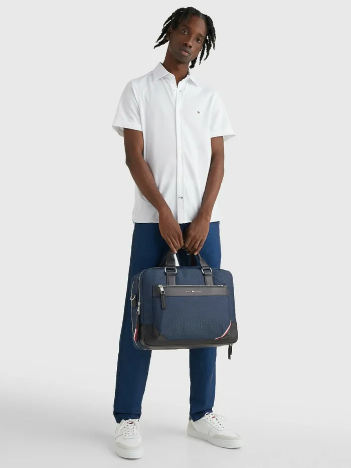 Tommy Hilfiger Signature Tape 48Hour Bag Desert Sky Mens Bags Fashion