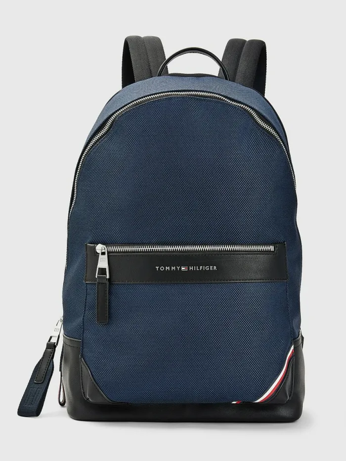 Tommy Hilfiger Signature Tape Backpack Desert Sky Mens Bags Gift for Friend