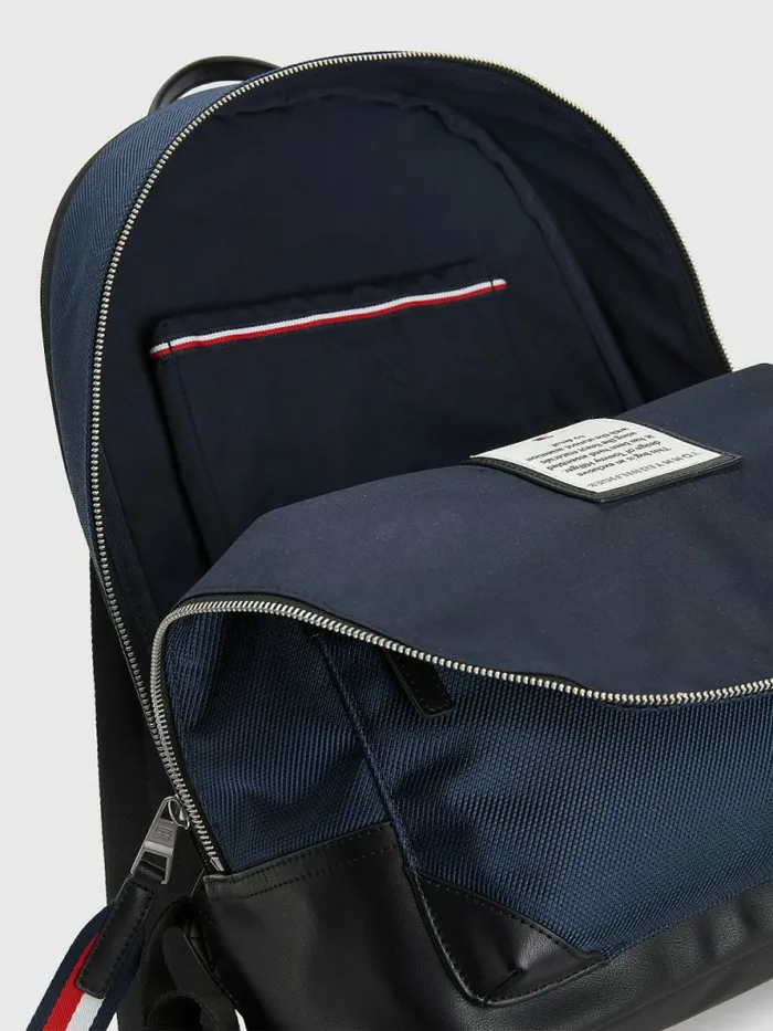 Tommy Hilfiger Signature Tape Backpack Desert Sky Mens Bags Gift for Friend