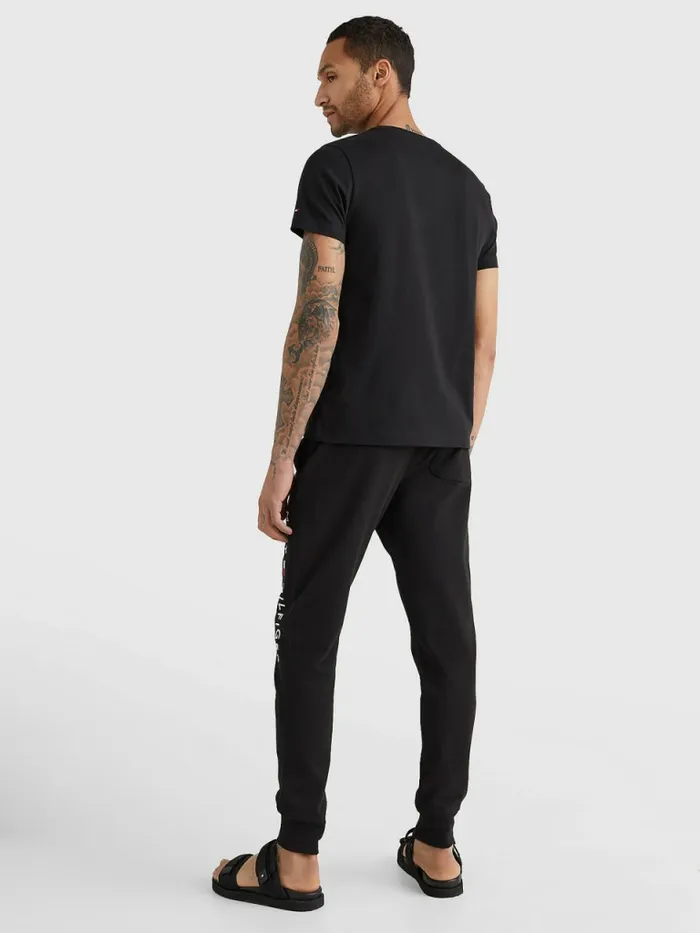 Tommy Hilfiger Signature Tape TShirt Black Mens TShirts Gift 4 You