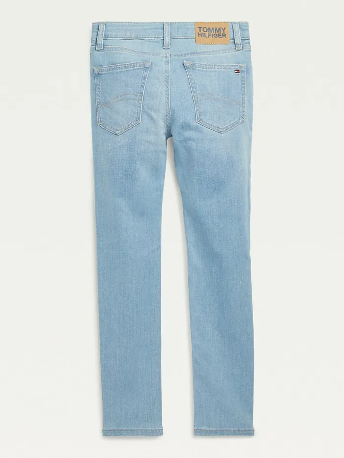 Tommy Hilfiger Simon Skinny Faded Jeans Ltusedcorsshatch Boys Jeans Gift for Friend