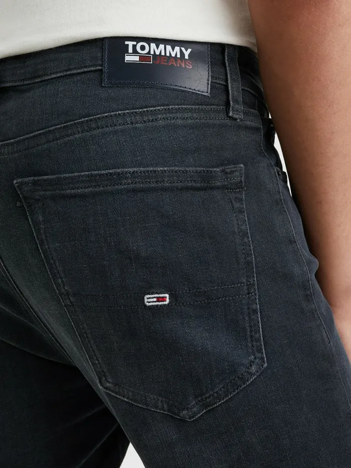 Tommy Hilfiger Simon Skinny Fit Faded Black Jeans Dynamic Jacob Black Mens Jeans For Sale