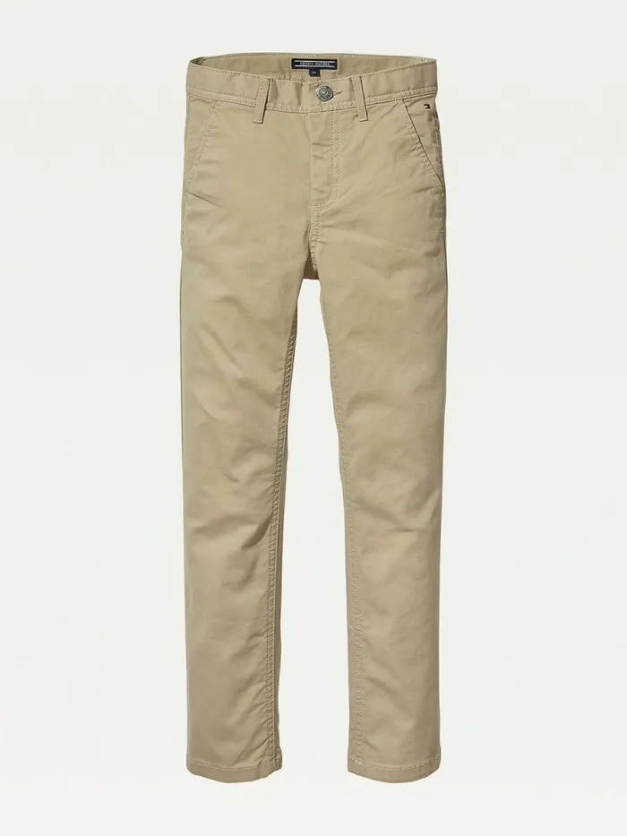 Tommy Hilfiger Slim Fit Chinos Batique Khaki Boys Trousers and Shorts Cheap On Sale Tommy Hilfiger Slim Fit Chinos Batique Khaki Boys Trousers and Shorts Cheap On Sale