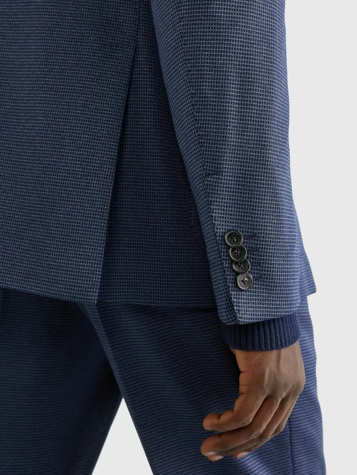 Tommy Hilfiger Slim Fit Jersey Blazer Blue Mens Blazers