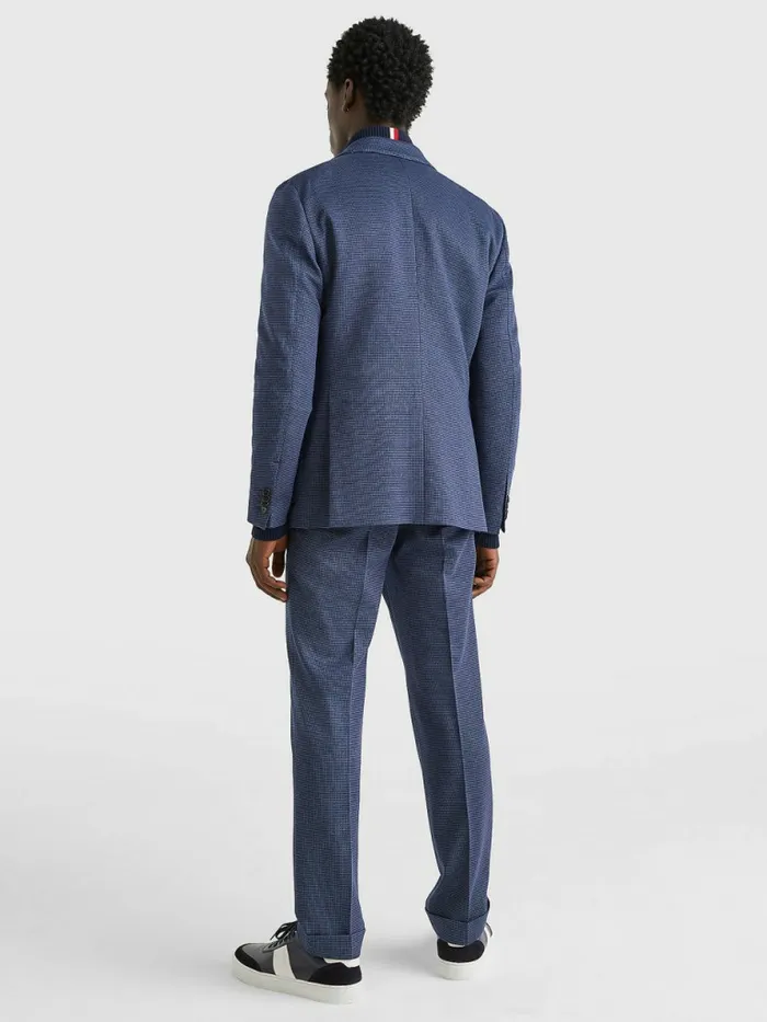 Tommy Hilfiger Slim Fit Jersey Blazer Blue Mens Blazers