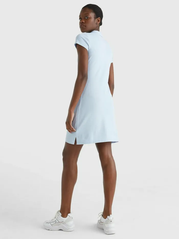 Tommy Hilfiger Slim Fit Polo Dress Breezy Blue Womens Dresses and Jumpsuits Gift Ideas