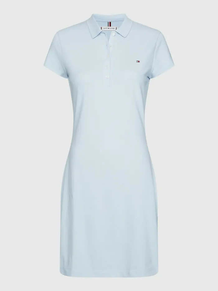 Tommy Hilfiger Slim Fit Polo Dress Breezy Blue Womens Dresses and Jumpsuits Gift Ideas