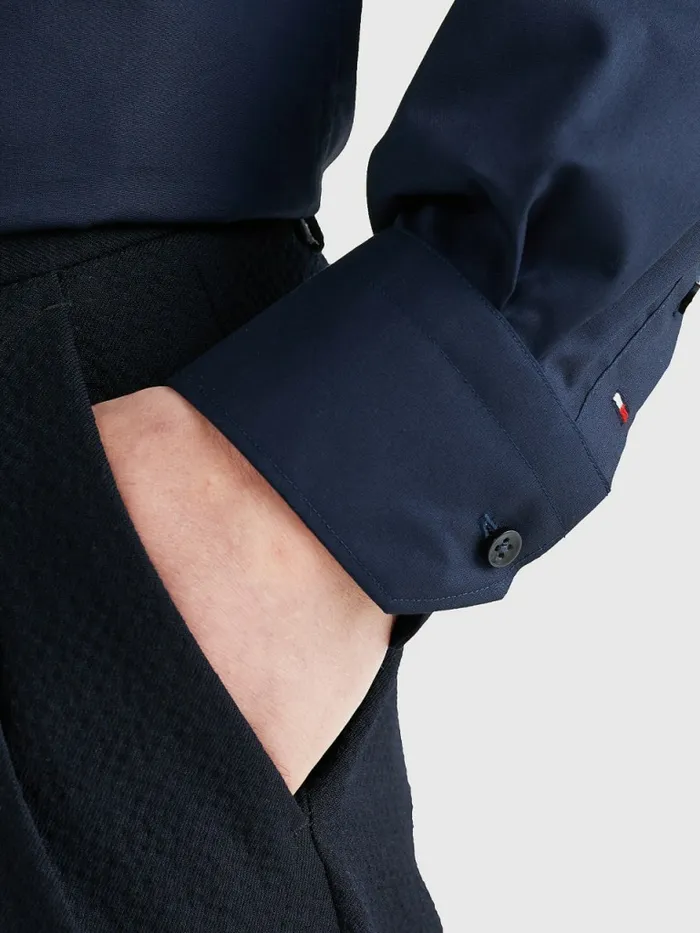Tommy Hilfiger Slim Fit Stretch Cotton Shirt Mens Shirts Online