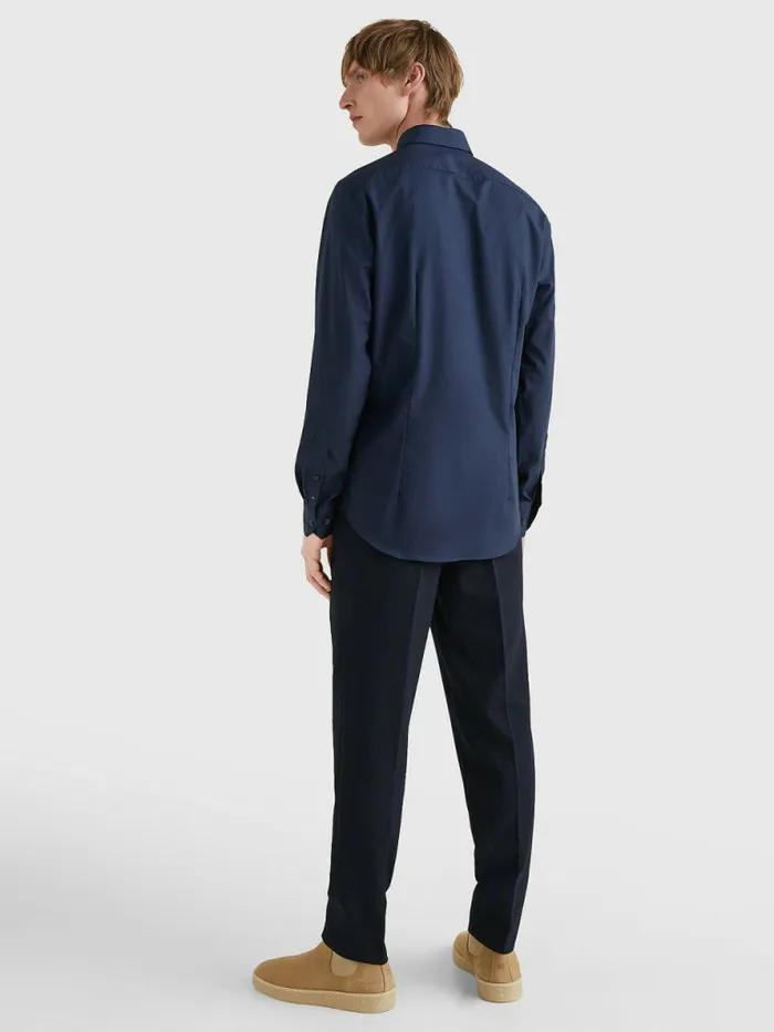 Tommy Hilfiger Slim Fit Stretch Cotton Shirt Mens Shirts Online
