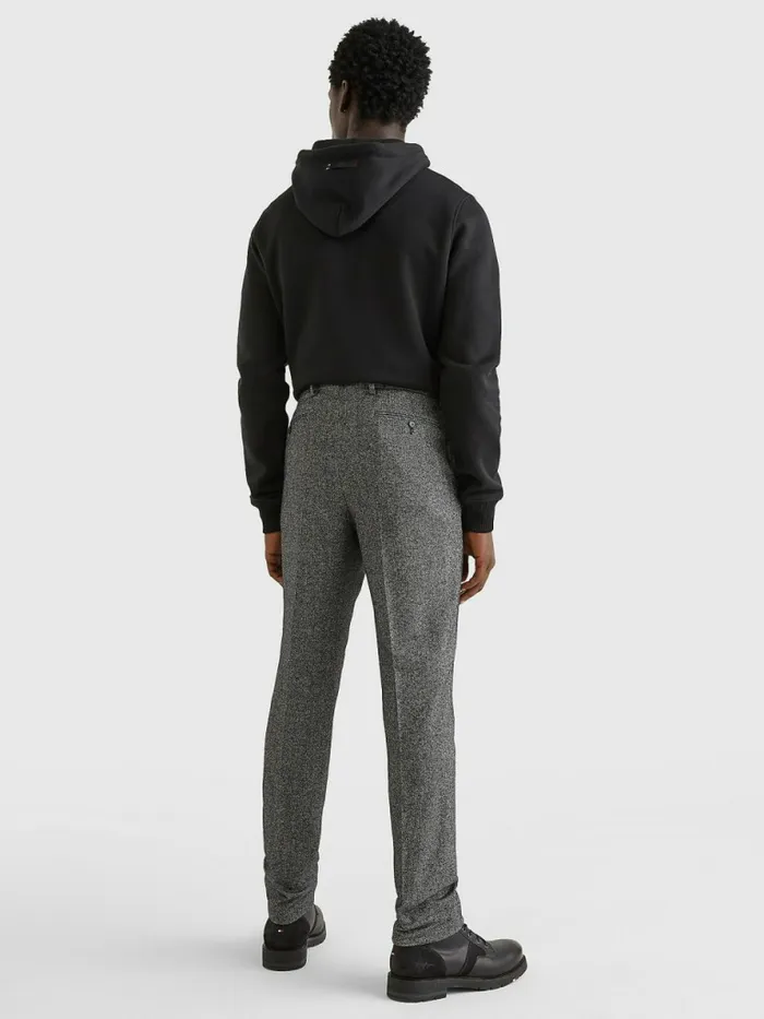 Tommy Hilfiger Slim Fit Trousers Black Mens Trousers