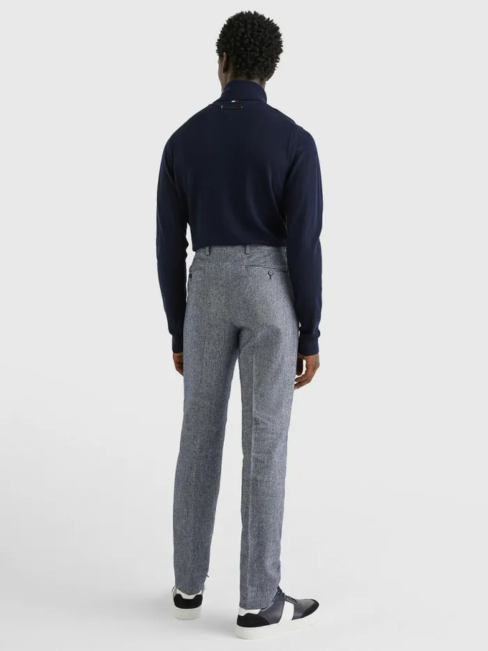 Tommy Hilfiger Slim Fit Trousers Blue Mens Suits