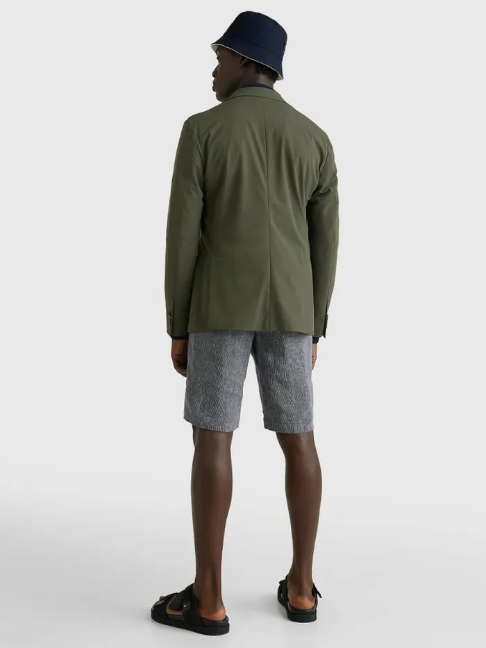 Tommy Hilfiger Slim Fit Unconstructed Blazer Green Mens Blazers