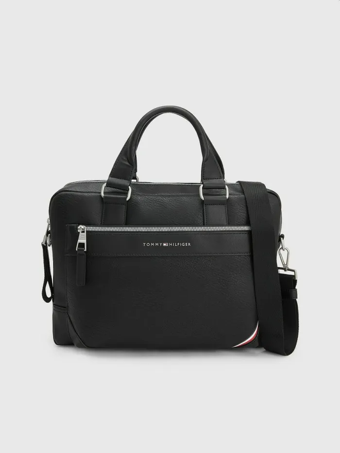 Tommy Hilfiger Slim Laptop Bag Black Mens Bags Gift Ideas