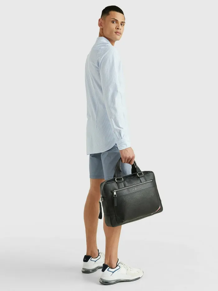 Tommy Hilfiger Slim Laptop Bag Black Mens Bags Gift Ideas