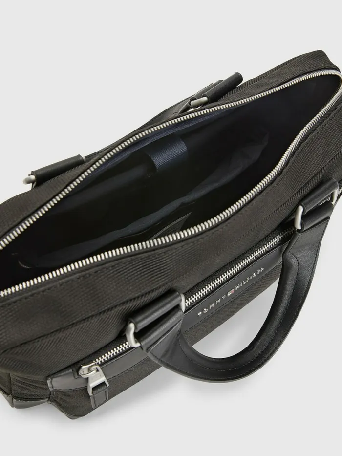 Tommy Hilfiger Slim Laptop Bag Black Mens Bags Online