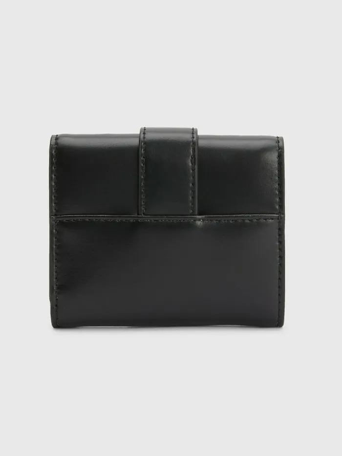 Tommy Hilfiger Small BiColour Flap Wallet Black Womens Wallets and Keyrings For Sale