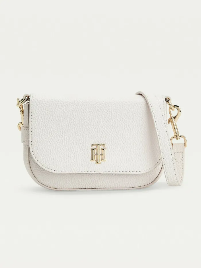 Tommy Hilfiger Small Monogram Crossover Bag Ecru Womens Bags For Sale