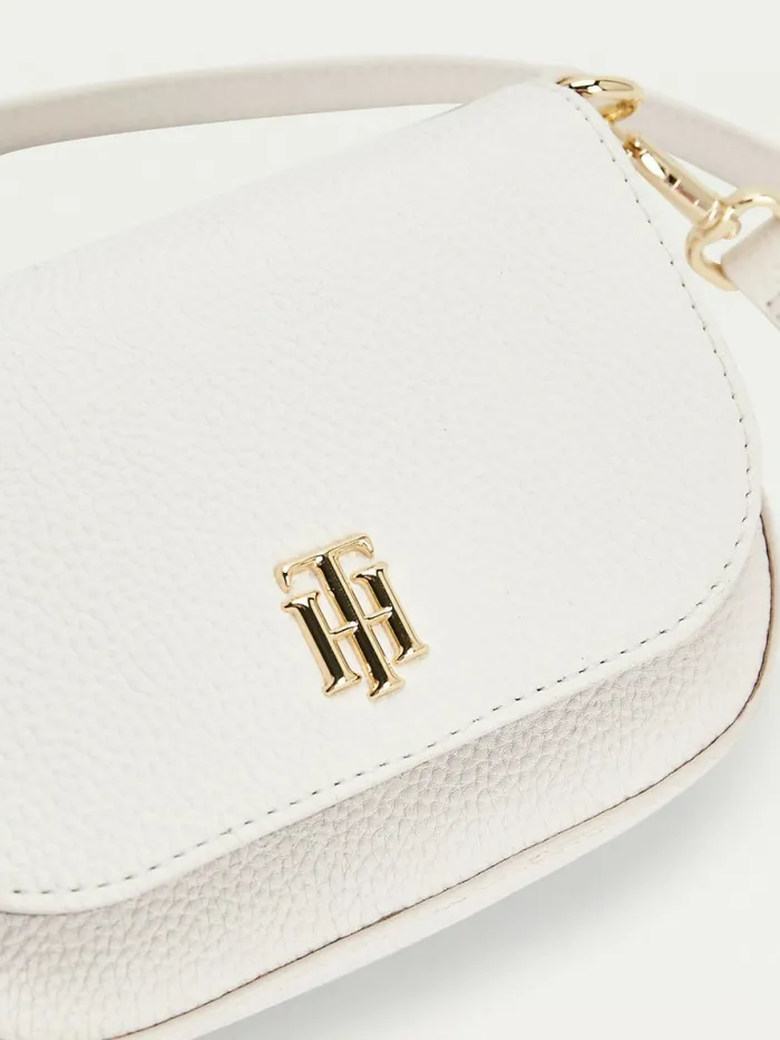 Tommy Hilfiger Small Monogram Crossover Bag Ecru Womens Bags For Sale