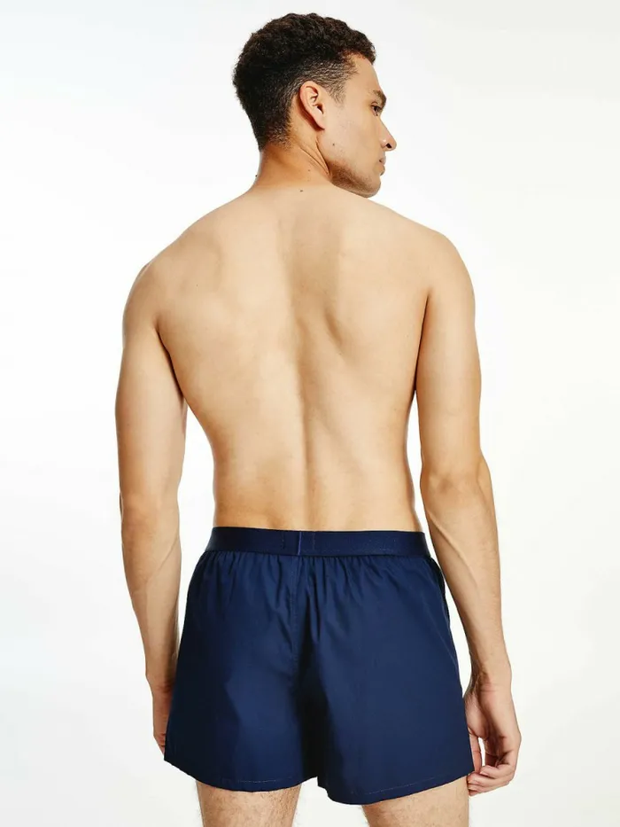 Tommy Hilfiger Smart Cotton Poplin Boxers Navy BlazerPt Mens Underwear Cheap On Sale
