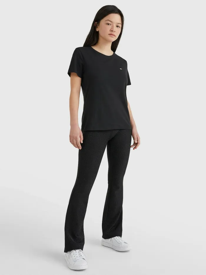 Tommy Hilfiger Soft Jersey TShirt Black Womens TShirts Online