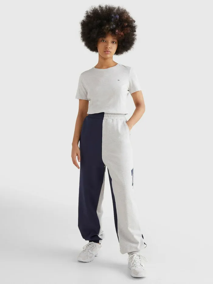 Tommy Hilfiger Soft Jersey TShirt Silver Grey Htr Womens TShirts For Sale