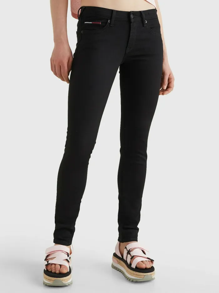 Tommy Hilfiger Sophie Low Rise Skinny Fit Black Jeans Staten Black Stretch Womens Essentials Sale Tommy Hilfiger Sophie Low Rise Skinny Fit Black Jeans Staten Black Stretch Womens Essentials Sale