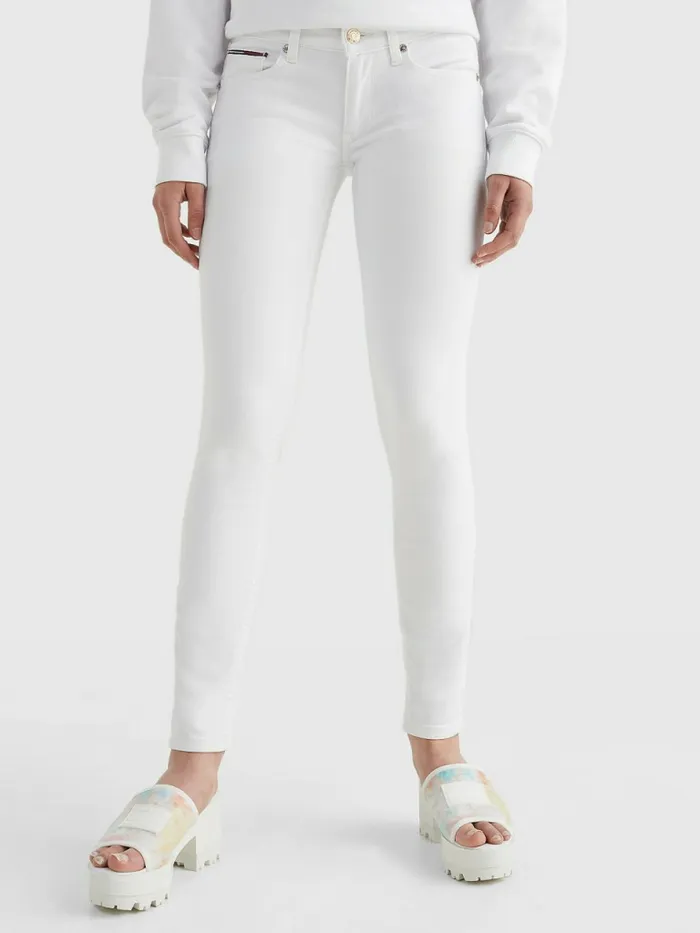 Tommy Hilfiger Sophie Low Rise Skinny White Jeans Denim Color Womens Jeans Fashion Tommy Hilfiger Sophie Low Rise Skinny White Jeans Denim Color Womens Jeans Fashion