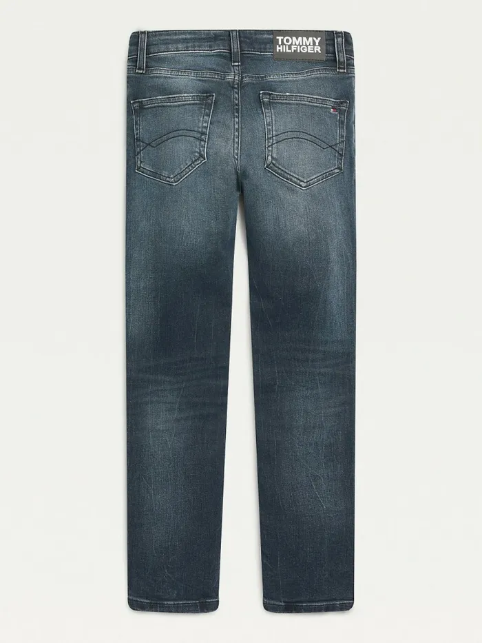 Tommy Hilfiger Spencer Skinny Faded Jeans Ebony Boys Jeans Cheap On Sale