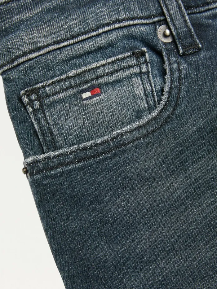 Tommy Hilfiger Spencer Skinny Faded Jeans Ebony Boys Jeans Cheap On Sale