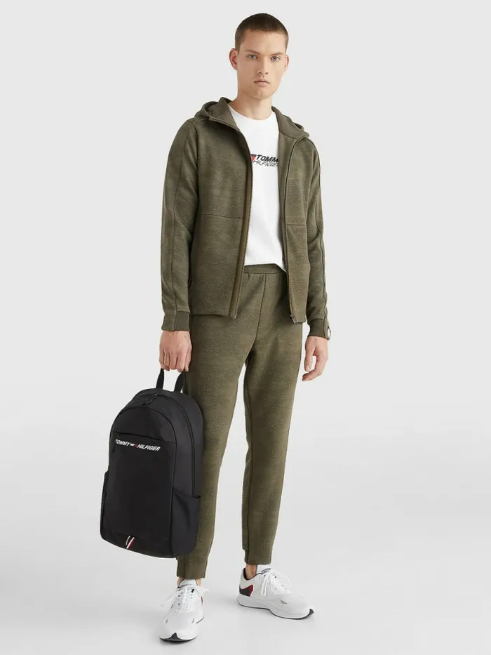 Tommy Hilfiger Sport Camo ZipThru Hoody Army Green Mens Sweatshirts and Hoodies Online