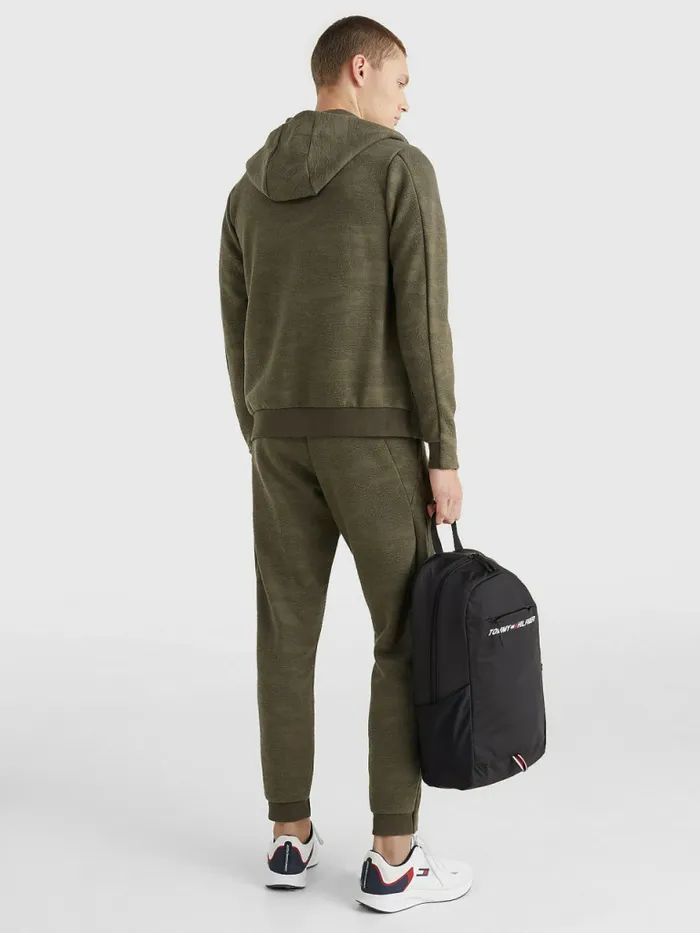 Tommy Hilfiger Sport Camo ZipThru Hoody Army Green Mens Sweatshirts and Hoodies Online