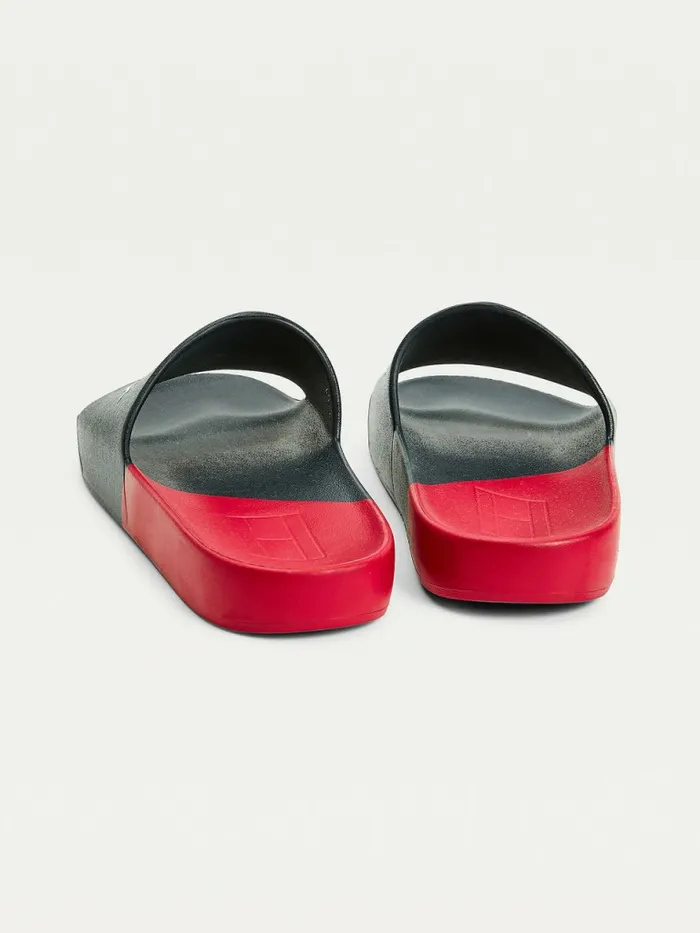 Tommy Hilfiger Sport ColourBlocked Pool Slides Desert Sky Mens Sandals Sliders and Flip Flops Gift Ideas