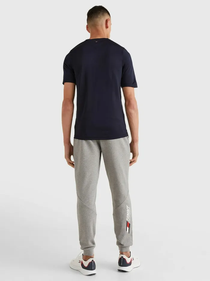 Tommy Hilfiger Sport Essential Logo Training TShirt Desert Sky Mens TShirts Popular