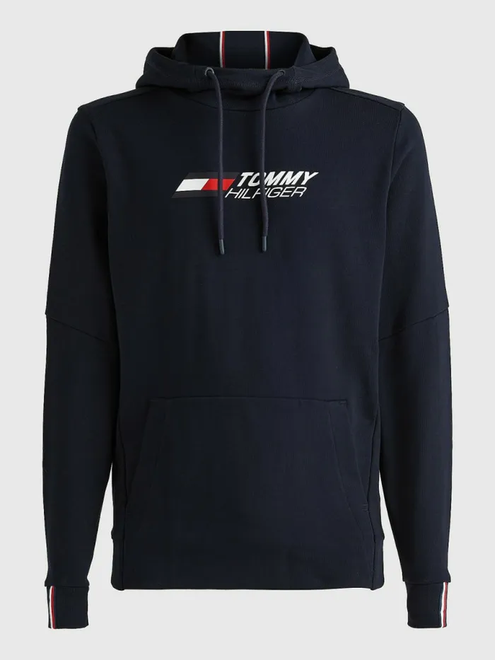Tommy Hilfiger Sport Essential Organic Cotton Hoody Desert Sky Mens Sweatshirts and Hoodies Popular